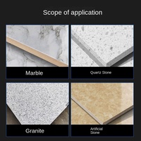 Foret de coupe de table diamantée brasée pour la céramique de pierre de quartz en marbre avec patchwork de meulage