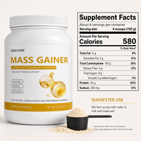 ODM OEM - Polvo de Proteína para Aumentar Masa Muscular, de Rápida Absorción, Sabor Vainilla, para Entrenamiento Diario