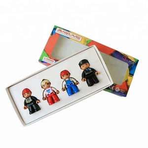 Magplayer 4pcs blocs de construction magnétiques tuiles petites pièces figurines magnétiques ensemble petits hommes avec aimants extra puissants - Product Image 3