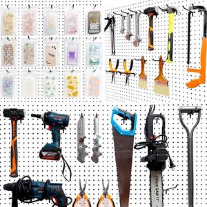 OEM Black Heavy-Duty Carbon Steel Pegboard <b>Hooks</b> 4 Inch Garage <b>Tools</b> with Durable Functional Design - Product Image 5