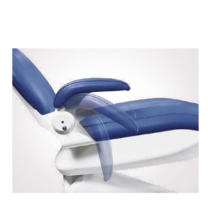 كرسي علاج الأسنان SL8700 ، عيادة أسنان ، مسند ذراع متحرك عالي الجودة وسادة عريضة وناعمة مفتاح التوقف المفاجئ - Product Image 6