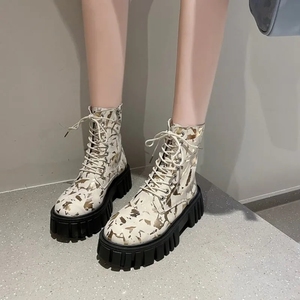 Baskets montantes femmes bottines automne sport dames chaussures vulcanisées plate-forme toile bottes Femme <span class=keywords><strong>Basket</strong></span> Femme - Product Image 6