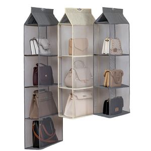 Moderno Sistema de Armario Cuatro Dimensional Montado en la Pared, Almacenamiento Colgante de Malla Plegable Multicapa para Ropa y Sala de Estar - Product Image 1
