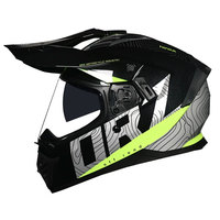 Casque de moto intégral ABS à double visière, motocross, route, dirt bike, course, casque, capacete, dirtbike, descente, AM, DH, cross, homologué DOT