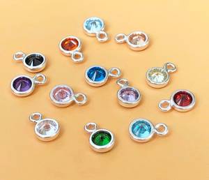 Gp Mỹ 3Mm 4Mm 6Mm Birthstone <span class=keywords><strong>Bezel</strong></span> Drop S925 Bạc 3A <span class=keywords><strong>CZ</strong></span> Zircon Quyến Rũ Cho Đồ Trang Sức Vĩnh Viễn Chuỗi Làm Vòng Cổ Mặt Dây Chuyền - Product Image 6