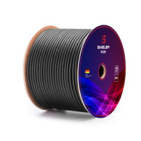 Câble de microphone 22AWG OFC guitare câble Audio fil cuivre 2 cœurs torsadé Double feuille blindé Hifi Flexible scène DMX câbles