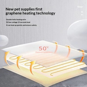 Couverture <span class=keywords><strong>électrique</strong></span> portable et épaissie pour animaux <span class=keywords><strong>de</strong></span> compagnie, respirante, imperméable, à température constante, pour cage <span class=keywords><strong>de</strong></span> chien transfrontalière et niche chauffante pour chien - Product Image 3