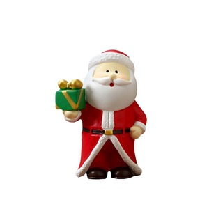 Christmas Figurine Set Resin Craft Decorations Indoor Living Room Santa Snowman Animal Ornaments - Product Image 5