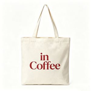 Sacs fourre-tout en toile de coton recyclé en gros, personnalisables avec logo couleur, fermeture éclair, poignée d'épaule, lettres, multi-usages, sacs de voyage pour mamans - Product Image 1