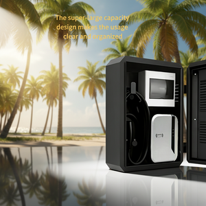 Tesla için Özel Hırsızlık Önleyici EV Şarj Kutusu, Duvara Monte İstasyon Kabini, Hızlı Şarj Cihazı Koruma Kabı - Product Image 2