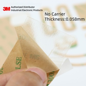 Cinta Adhesiva de Doble Cara Transparente Ultrafina 3M 467MP de 0.05mm, Adhesivo sin Soporte para <span class=keywords><strong>Papel</strong></span> y Película de Corte por Troquelado a Alta Temperatura - Product Image 4