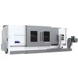 SMTCL CNC Automatic Turning Lathe HTC63Hm BMT75 Power Turret Slant Bed CNC Lathe With C And Y axes