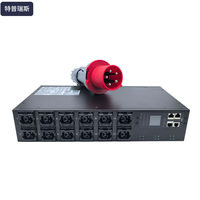Prise PDU Intelligente Haute Puissance Terpress pour Ligne de Vieillissement, Triphasée 63A, 12 Prises C39, DPDU-V5-C3912-63A-3P, pour Test de Burn-in de Serveur IA