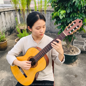 Guitare Flamenco Negra artisanale originale Dragon <span class=keywords><strong>Chinois</strong></span>, table en épicéa massif, dos et côtés en palissandre de Madagascar - Product Image 4