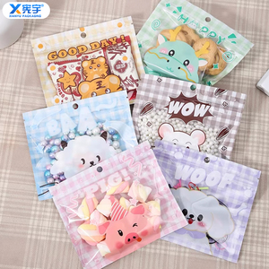 Bolsa de Plástico Laminado con Cierre, Personalizada con Logotipo de Dibujos Animados, Bolsa de Almacenamiento de Mylar Termosellada para Accesorios Decorativos, Dulces y Repostería - Product Image 2