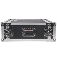 Boîtier amplificateur 3U Boîtier aviation 6U Équipement audio en alliage d'aluminium monocouche standard sans porte-roue