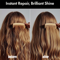 Oalen, marque distributeur, spray soyeux parfumé à base d'huile, spray protecteur contre la chaleur, spray pour la brillance des cheveux en apesanteur