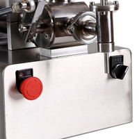 Machine de remplissage de pâte de tomate semi-automatique avec doseur pneumatique et trémie agitée pour ketchup, sauce pizza, pâte de piment et confiture