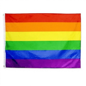 <span class=keywords><strong>Bandera</strong></span> del Orgullo <span class=keywords><strong>LGBT</strong></span> de 6 Colores Arcoíris, Duradera, 100% Poliéster, 3x5 Pies, <span class=keywords><strong>Bandera</strong></span> Rectangular para Exteriores con Impresión Digital - Product Image 1