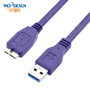 Wodexun <b>Usb</b> 3.0 <b>To</b> Micro <b>Usb</b> Data <b>Cable</b> For External Hard Drive And Mobile Phone - Product Image 1