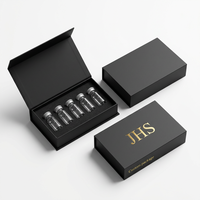 3ml 5ml 10ml Folienkarton Peptid-Verschlussverpackungsboxen Marken-Verschiedene Gold Starre Blister Magnetische Benutzerdefinierte Logo-Fläschchen Peptid-Box