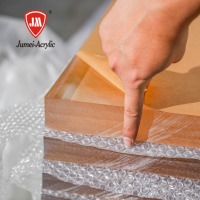 Plaque acrylique transparente épaisse Jumei 50-200 mm, blocs PMMA pour meubles de luxe, dessus de table, applications de décoration intérieure