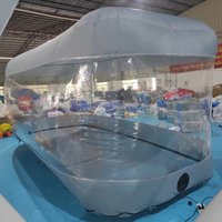 Cubierta de Coche Inflable Transparente Portátil para Exteriores THL, Material Oxford Ecológico, Garaje de Aire para Coche, Tamaño Personalizado, Funcity