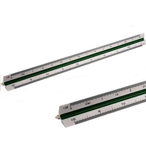 NUEVO Regla Triangular <span class=keywords><strong>de</strong></span> Plástico Económica para Arquitectos, Escala <span class=keywords><strong>de</strong></span> Medición Grabada, Herramienta <span class=keywords><strong>de</strong></span> Regla <span class=keywords><strong>de</strong></span> 20/25/<span class=keywords><strong>50</strong></span>/75/100/125 mm para Oficina - Product Image 1