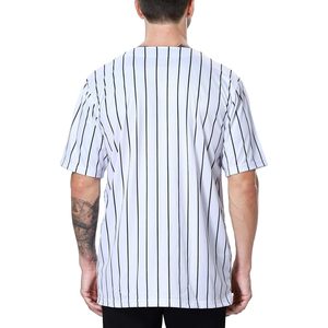 2025 Youth Baseball Jersey for Men and Boys Button-Down Pinstripe Softball Wear Breathable Polyester Set - Product Image 4