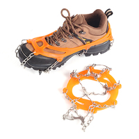 Kongbo 10 Crampons Antidérapants de Sécurité pour Chaussures d'Extérieur pour la Glace, Grips, Pointes et Surchaussures