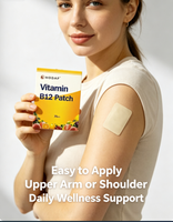 Patch transdermique de vitamine B12 à marque privée, 30 unités – Favorise le niveau d'énergie et le bien-être du système nerveux, absorption cutanée