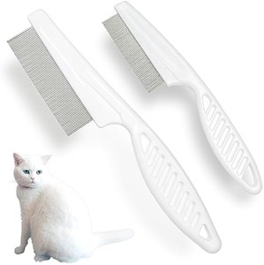 ヘアクリーニングノミの除去のためのペット猫犬鋼針ノミの櫛 - Product Image 1