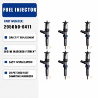 Injecteur de carburant 295050-2400, 6 pièces, pour Caterpillar CAT 120M 2, machine de nivellement