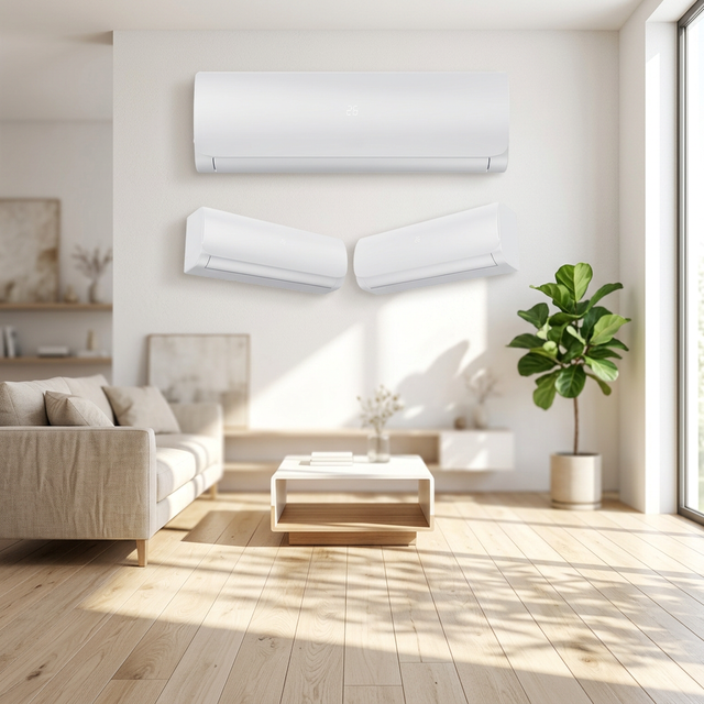 Split Air Conditioner Wall Mounted R410a 9000 Btu Electric  WiFi Controlled Household
