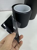 Ruban PET noir mat résistant aux hautes températures pour isolation électronique et occultation de la lumière, ruban ignifuge occultant