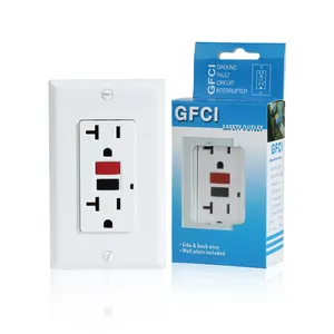 Receptacle UL 15a Gfci Power Electrical Outlet Socket Tamper-Resistant Weather Resistant Receptacle Indoor Or Outdoor Use