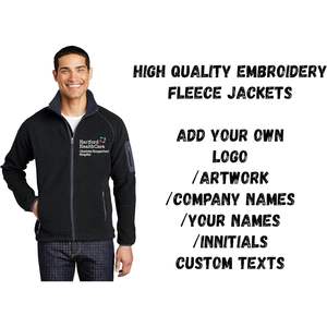 F229 2025 Chaquetas de lana con cremallera completa personalizadas para hombres con textos de logotipo y mejora de bordado - Product Image 4
