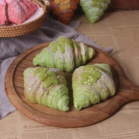 Modèle de croissant réaliste en PU, parfum pain, à remontée lente, pour vitrine, 5 à 7 ans