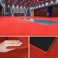 1m * 30m 1700GSM Dicker roter Teppich Runner Teppiche Rutsch feste Rückseite PVC-Gummi boden Hochzeiten im Freien Kirchenbühne Kommerzielle Veranstaltungen