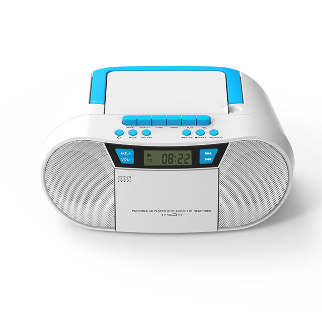 Portable CD Player for V5.3 10M Range Built-in Mic-Outdoor/Indoor FM Radio 3W Speaker Rechargeable for Computer Mobile