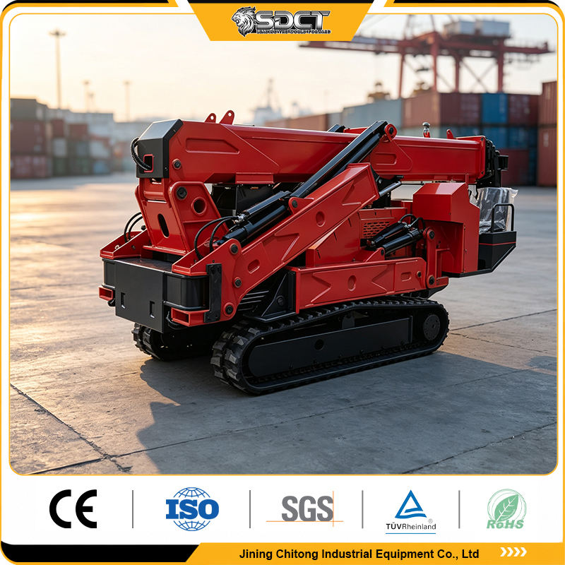 Zb Crawler Machine All Terrain Mini Spider Crawler Crane Hydraulic Telescopic Boom Machine ...