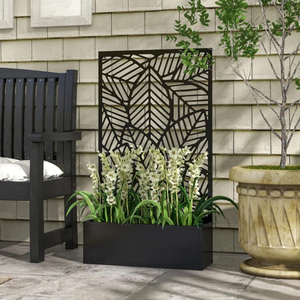 Grande Fioriera in Alluminio Stile Australiano con Griglia Metallica, Recinzione da Giardino e Schermo Privacy Verniciato a Polvere Resistente - Product Image 3