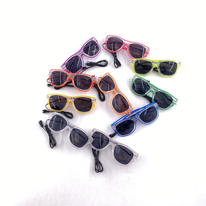 <b>Light</b> Up LED Glasses Glow Sunglasses EL Wire Neon Glasses Glow in The Dark <b>Party</b> Supplies Neon <b>Party</b> Favors for Adults - Product Image 2