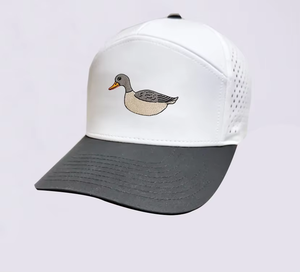 Gorra de Béisbol de 6 Paneles con Bordado de Pato, Negra y Blanca, de Malla, Ajustable, Unisex, Casual, para Adultos - Product Image 2