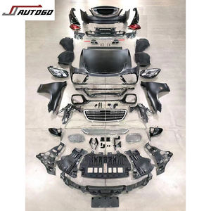 Kit de carrosserie de haute qualité pour Benz classe S W221 2022-2007 mise à jour vers Racing S65 Style pare-chocs + capot + garde-boue + lumière + porte arrière 2013 - Product Image 3