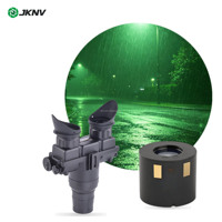 Kacamata Penglihatan Malam PVS-7 Gen2+ FOM1200 P43 Green Phosphor 60 Lp/mm yang Dipasang di Helm 1x JKNV OEM ODM