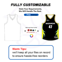 Tenues de basketball pour enfants élite, sublimation Dye-Lock, ensemble maillot et short pour jeunes joueurs de ligue junior, équipement 180 GSM