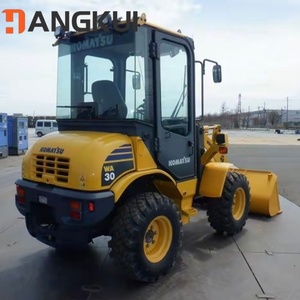 Minicargadora de Ruedas Usada Komatsu WA30 de Japón, Cargadora Frontal Pequeña Original para Construcción y Agricultura, Precio Económico - Product Image 3