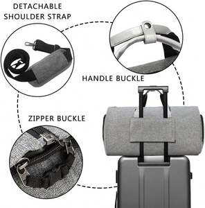 Free Sample Multi Compartment Foldable Garment Bag for Travel Portable Carry-on <b>Luggage</b> with Shoulder <b>Strap</b> - Product Image 3