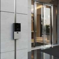 Sistema de Intercomunicación y Control de Acceso Inteligente Tuya para el Hogar, Desbloqueo con Tarjeta NFC/IC, Pantalla Táctil IPS con Clasificación IP65, Control por Aplicación